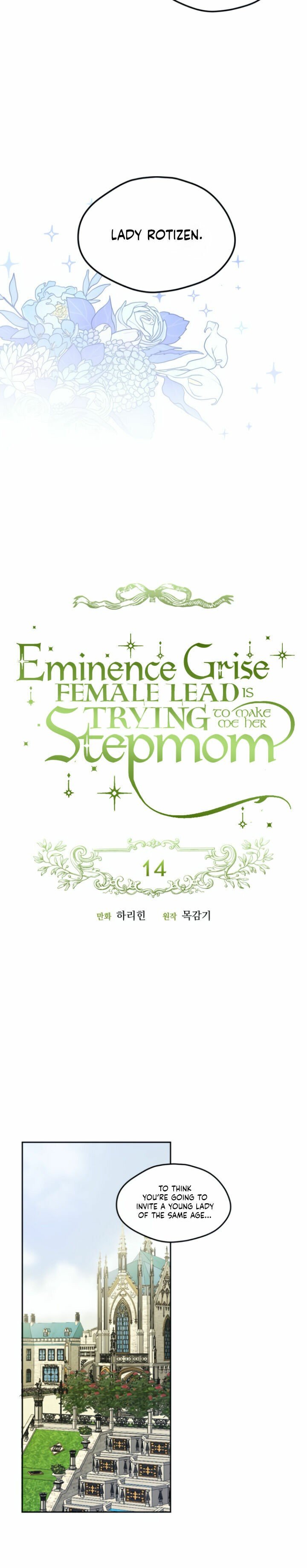 Éminence Grise Female Lead Is Trying to Make Me Her Stepmom chapter 14