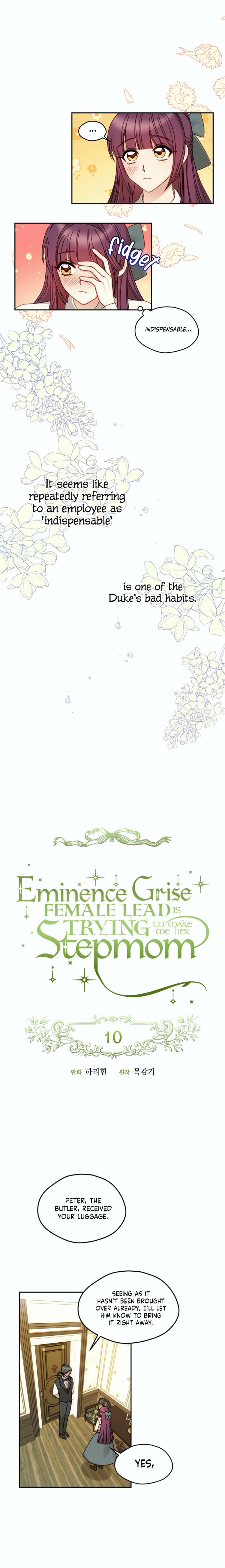 Éminence Grise Female Lead Is Trying to Make Me Her Stepmom chapter 10