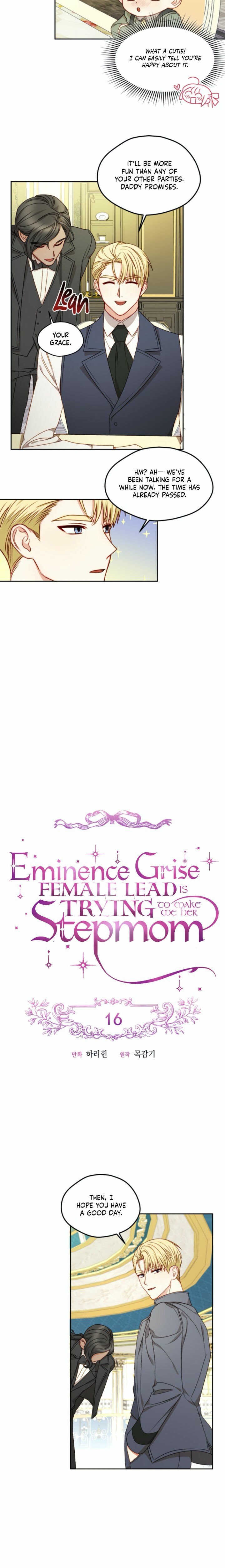 Éminence Grise Female Lead Is Trying to Make Me Her Stepmom chapter 16