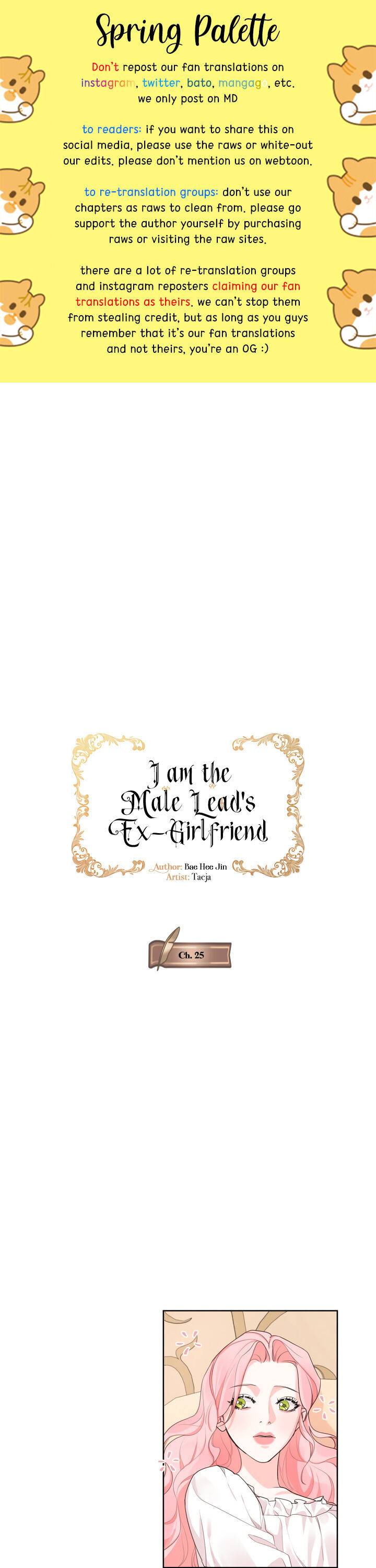 I Am The Male Lead’S Ex-Girlfriend chapter 25