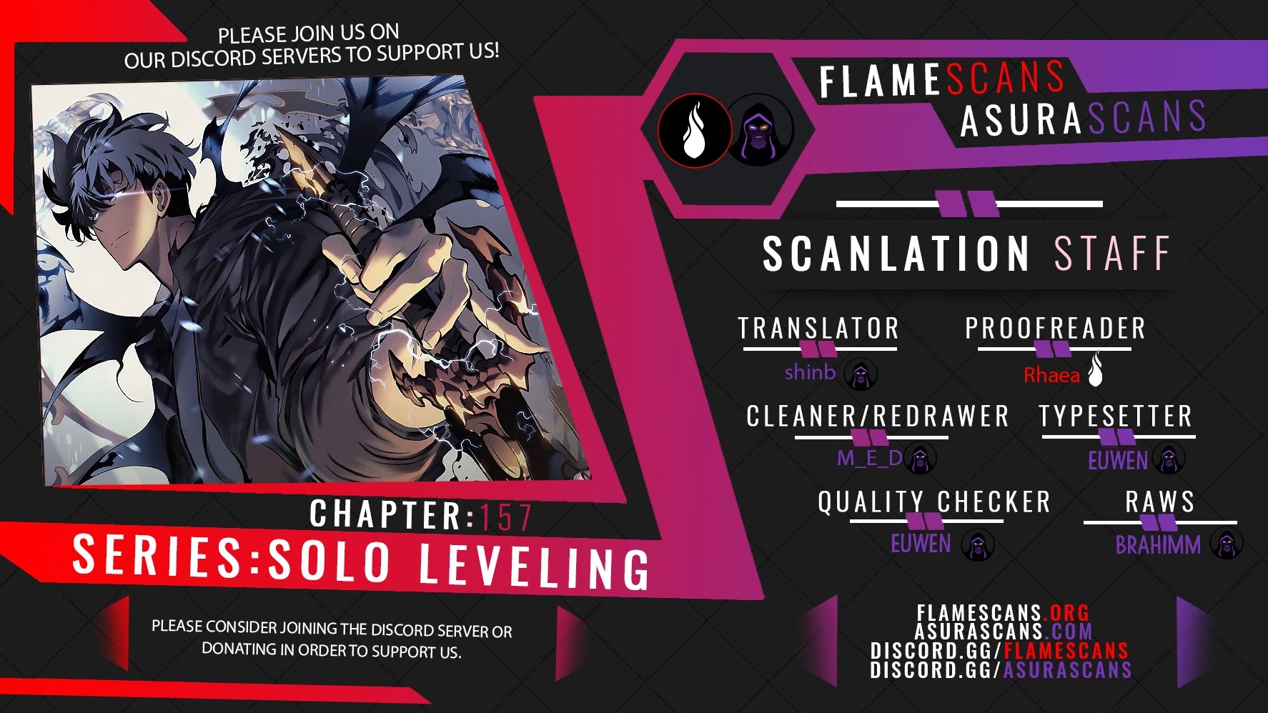 Solo Leveling chapter 157