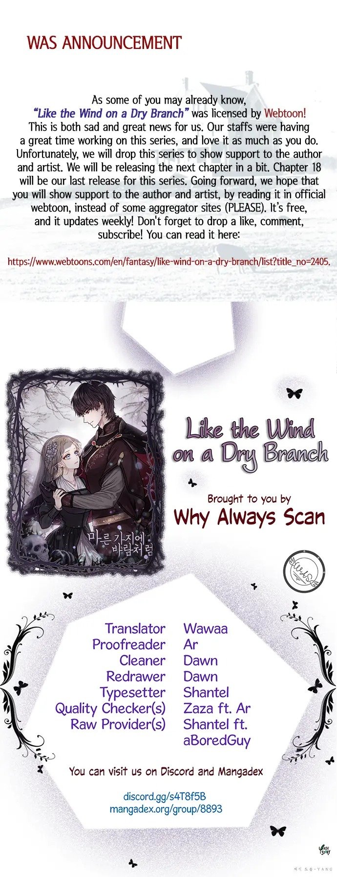 Like A Wind On A Dry Branch chapter 18