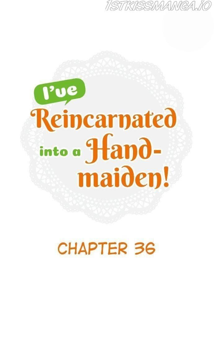 I’ve Reincarnated into a Handmaiden! chapter 36