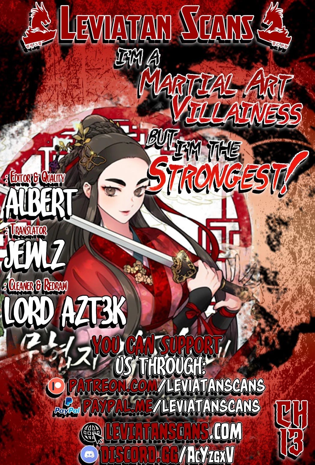 I’m a Martial Art Villainess but I’m the Strongest! chapter 13