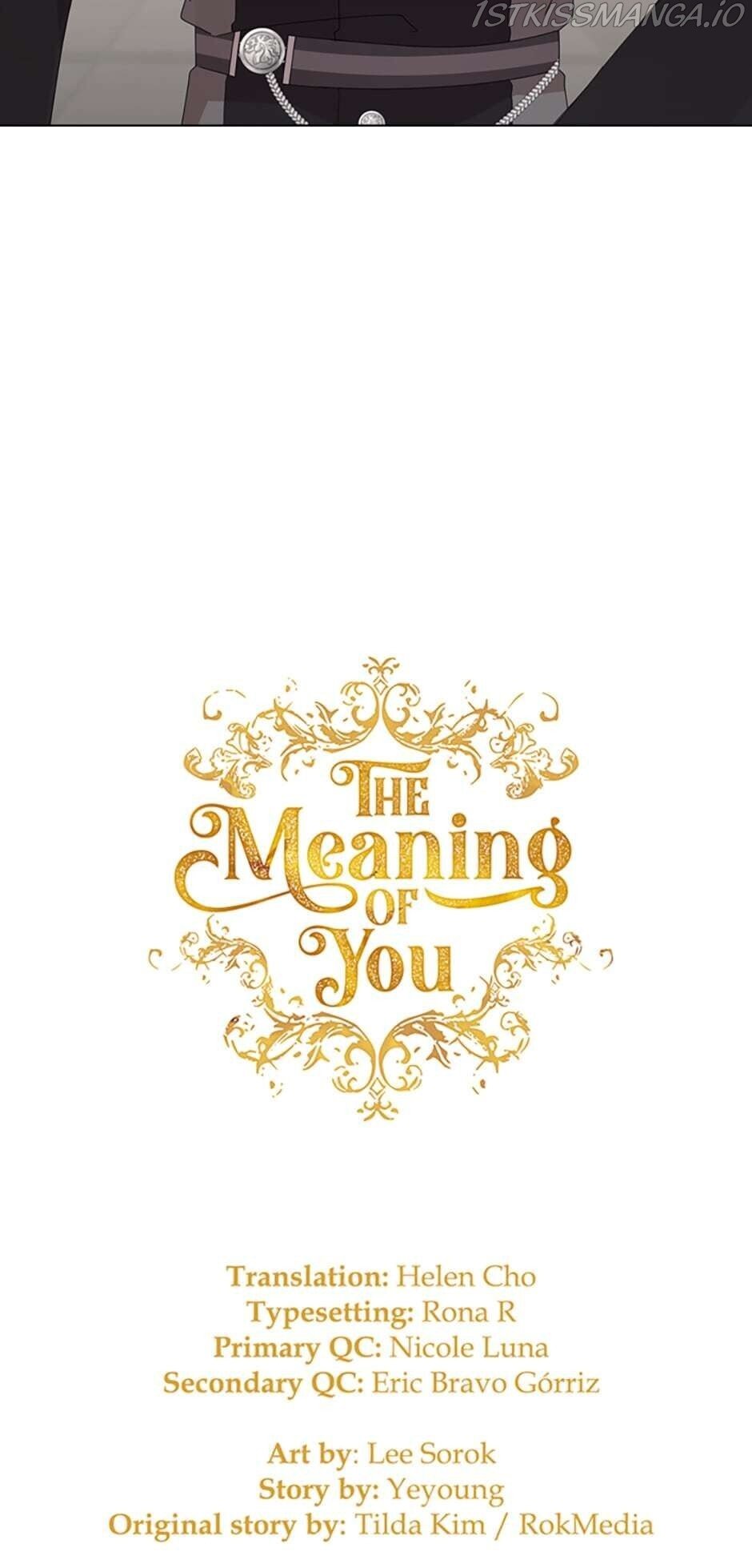 The Meaning Of You chapter 29